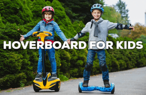 animated kids hoverboard