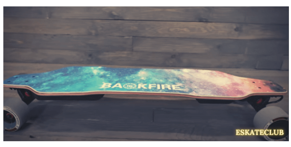 explain all feature of Backfire G2T Galaxy Electric Skateboard